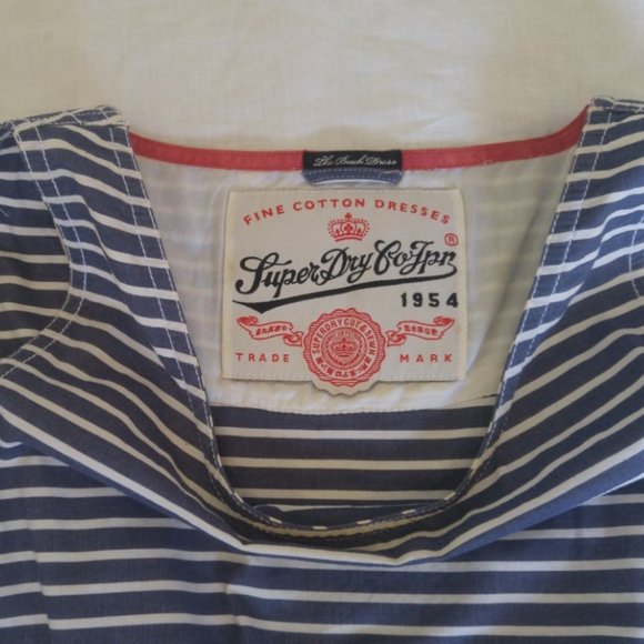 SOLD; Superdry Nautical Stripe Cotton Dress - Picture 11 of 15